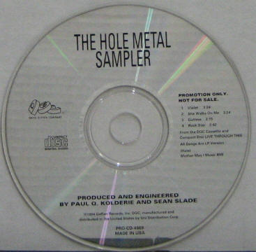 The Hole Metal Sampler listings