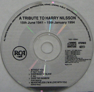 A Tribute To Harry Nilsson listings