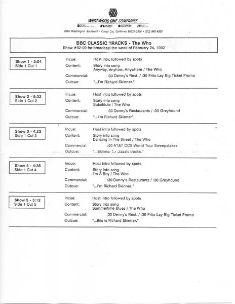 Bbc Classic Tracks