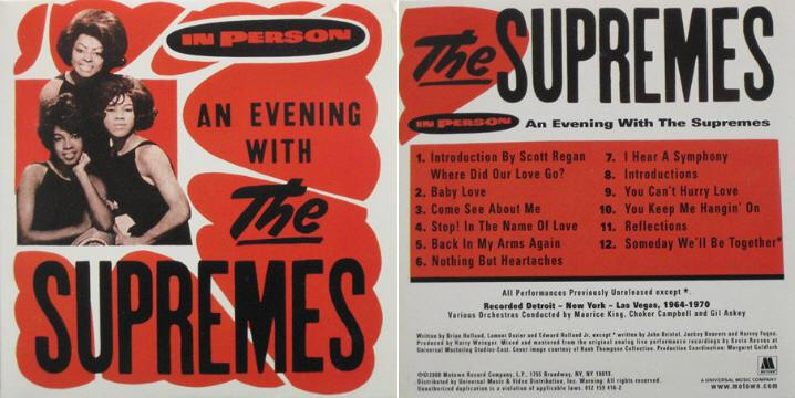 In Person, An Evening With The listings