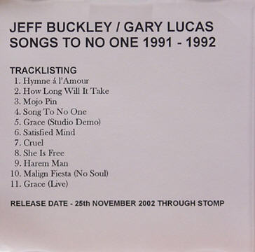 Songs To No One 1991