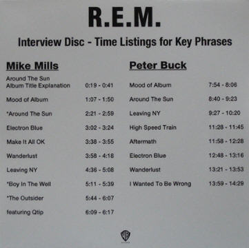 Around The Sun listings
