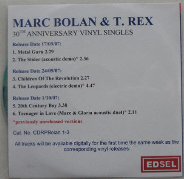 30th Anniversary Vinyl Singles