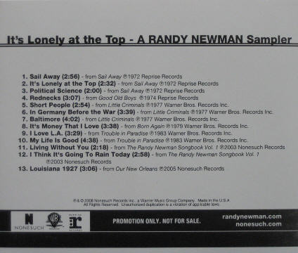 It's Lonely At The Top 13 Tracks