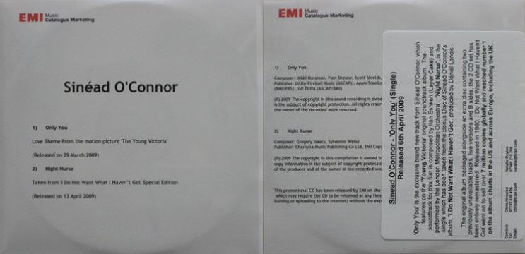 Sinead O'connor listings