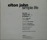 Elton John - Simple Life