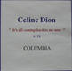 Celine Dion - It's All Coming Back To Me Now