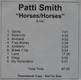 Patti Smith - Horses/horses (live)