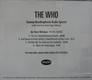 Who - Tommy/quadrophenia Radio Special