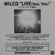 Live tent Title listings