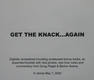 Knack - Get The Knack...again