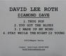 David Lee Roth Autograph listings