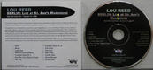 Lou Reed - Berlin: Live At St. Ann's Warehouse
